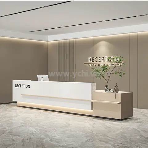 Quầy Lễ Tân Phong Cách Hiện Đại: Năng Động & Cá Tính