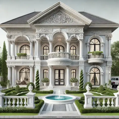 Có Nên Sơn Tường Nhà Tân Cổ Điển Màu Trắng Không?