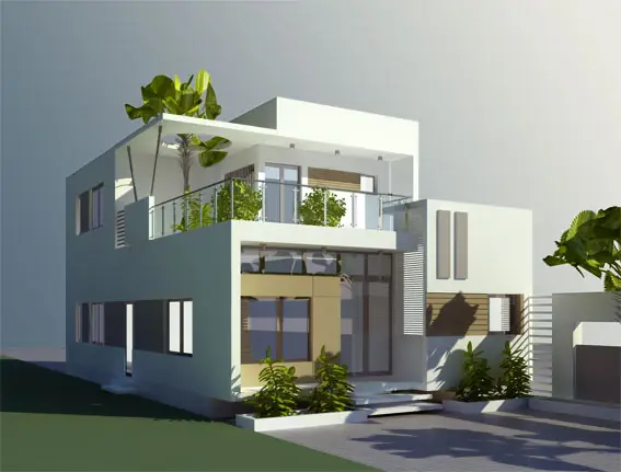 Thiết Kế Nhà Dân - Nhà Hai Tầng Hà Tĩnh