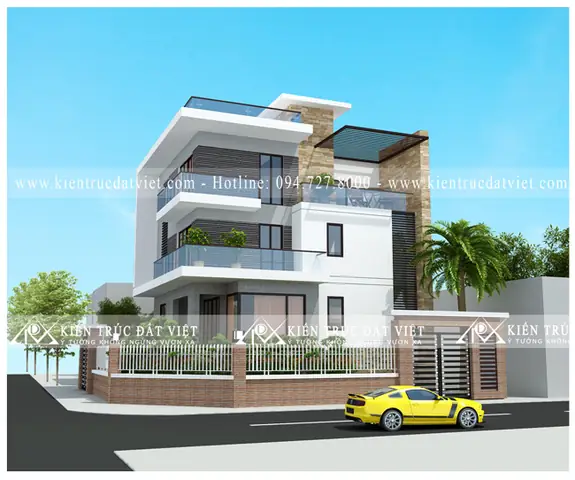 Thiết Kế Biệt Thự Đẹp Khu Nhà Ở Văn Phòng Quốc Hội