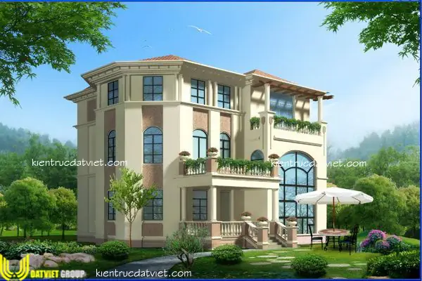 Thiết Kế Biệt Thự Vườn Hiện Đại 3 Tầng