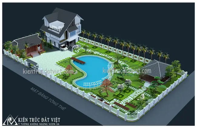 Thiet Ke Biet Thu Vuon Dep