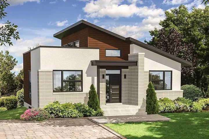 Thiết Kế Nhà Phố 1 Tầng Có Gác Lửng