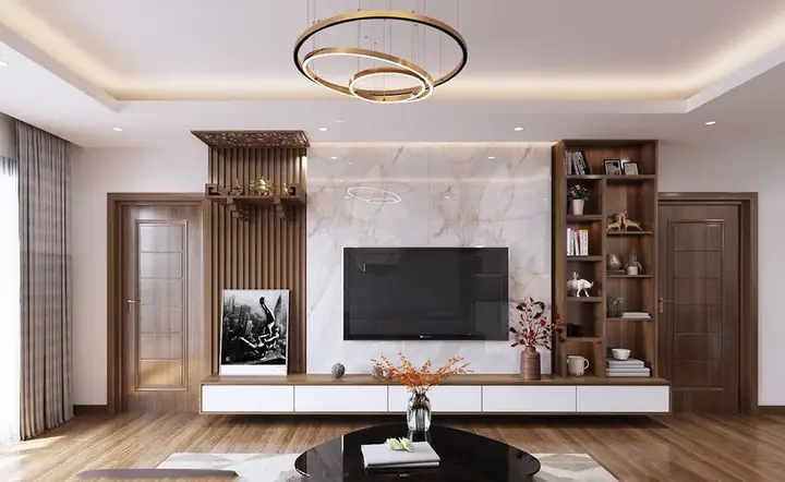 Thiết Kế Nội Thất Phòng Khách Nhà Phố 1 Tầng