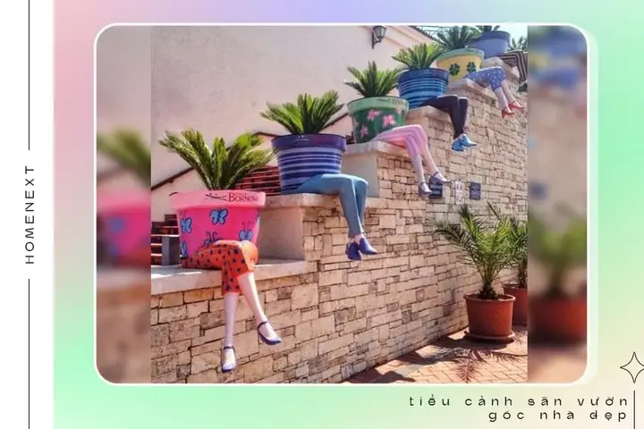 🏵️2.4.tiểu Cảnh Sân Vườn Cầu Thang Hiện Đại