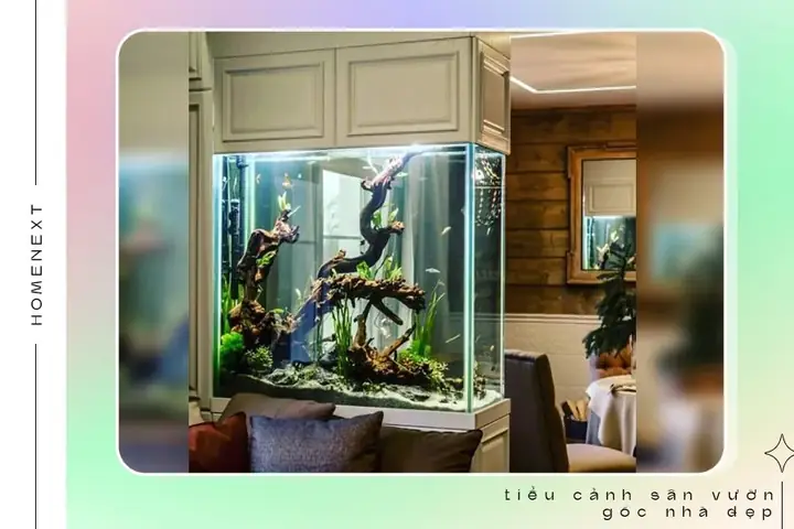 🏵️2.5.tiểu Cảnh Hồ Cá Đặc Sắc Sinh Động