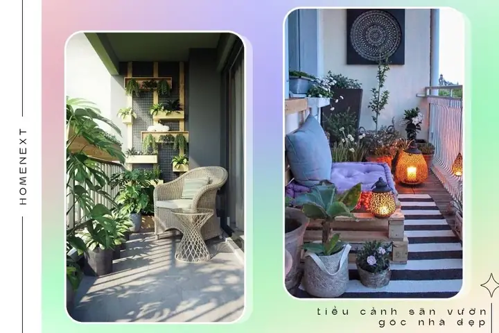 🏵️2.6.tiểu Cảnh Sân Vườn Trên Ban Công