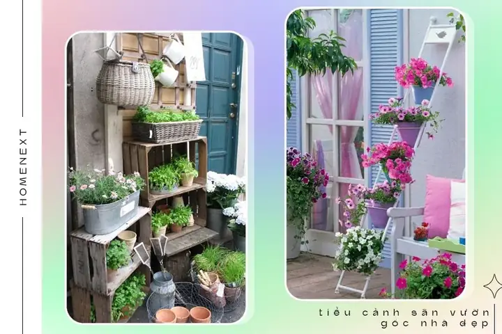 🏵️2.1.tiểu Cảnh Sân Vườn Ngoài Trời