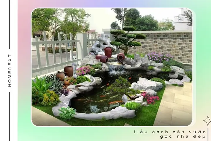 🏵️2.3.tiểu Cảnh Hòn Non Bộ