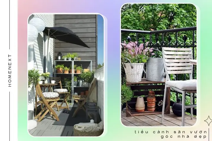 🏵️2.6.tiểu Cảnh Sân Vườn Trên Ban Công