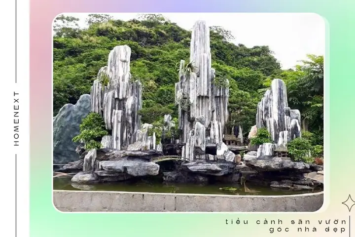 🏵️2.3.tiểu Cảnh Hòn Non Bộ