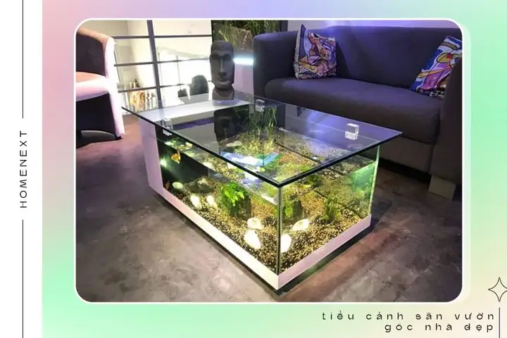 🏵️2.5.tiểu Cảnh Hồ Cá Đặc Sắc Sinh Động