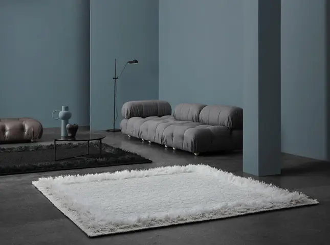 Mẫu 11: Thiết Kế Phòng Khách Nhà Cấp 4 Đẹp Với Thảm Trải Sàn