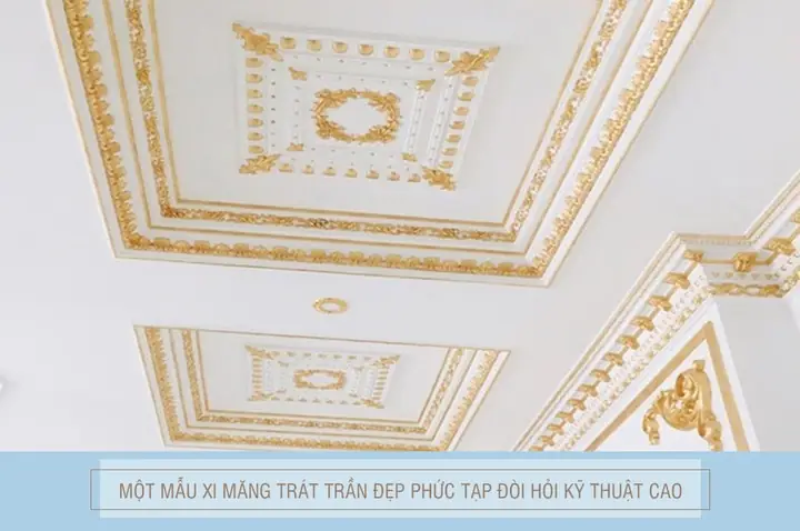 #2 Nhược Điểm Mẫu Trát Trần Xi Măng