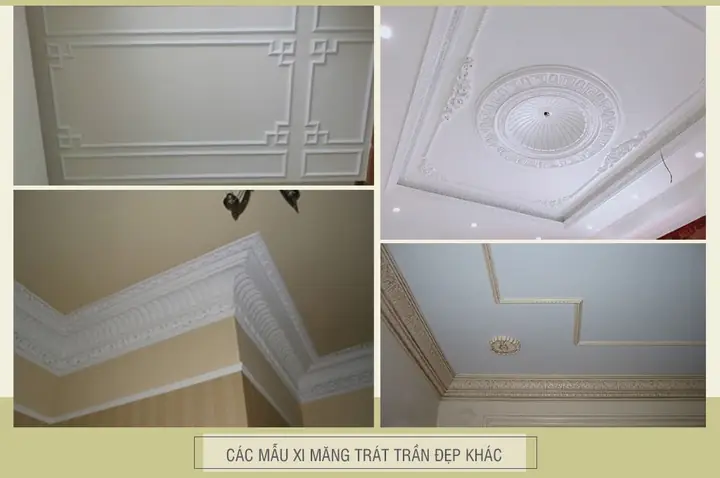 #3 Những Mẫu Phào Chỉ Xi Măng Đẹp Khác