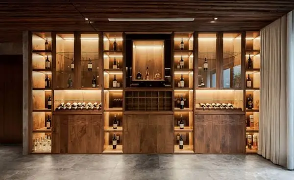 Tủ Rượu Âm Tường