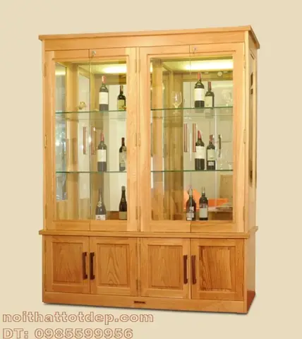 Khám Phá Mẫu Tủ Rượu Đẹp Nâng Tầm Đẳng Cấp Không Gian Sống
