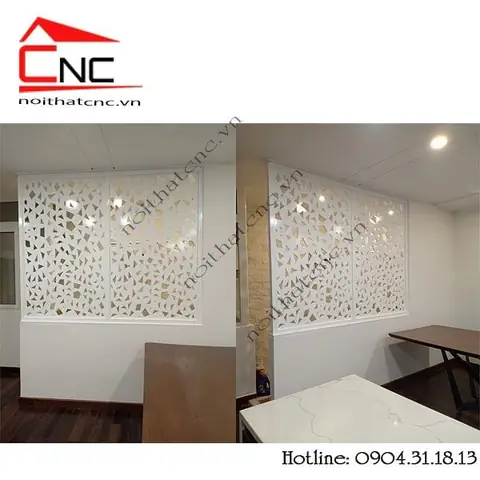 Mẫu Vách Ngăn Cnc Phòng Bếp Đẹp Cho Căn Hộ.
