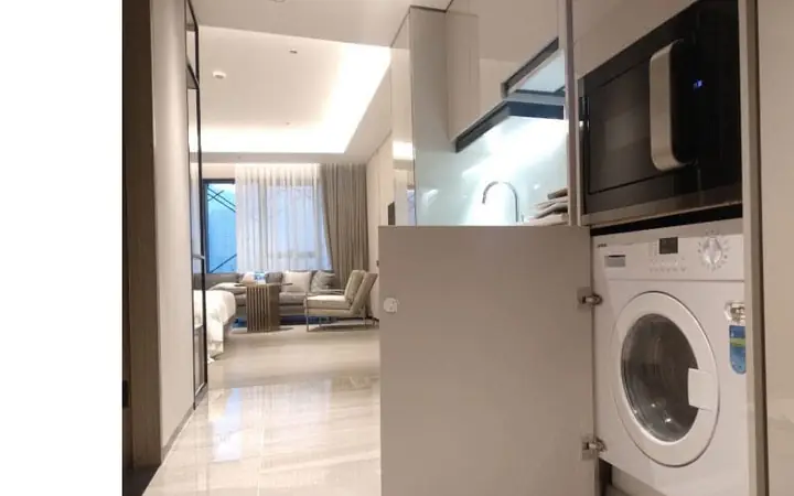 Máy Giặt Âm Tường, Âm Tủ Bếp Là Gì?