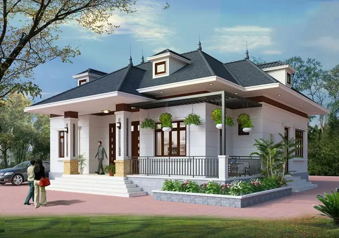 Mẫu Thiết Kế Biệt Thự Sân Vườn Đẹp