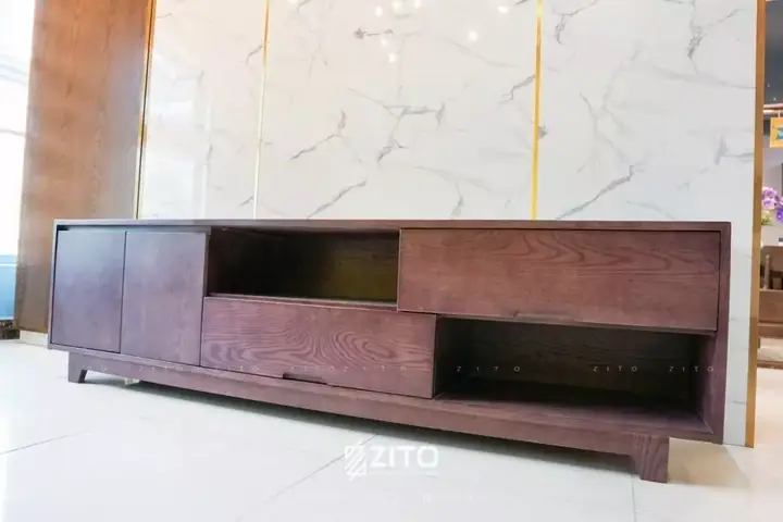 Kệ Tivi Gỗ Sồi Cho Phòng Ngủ