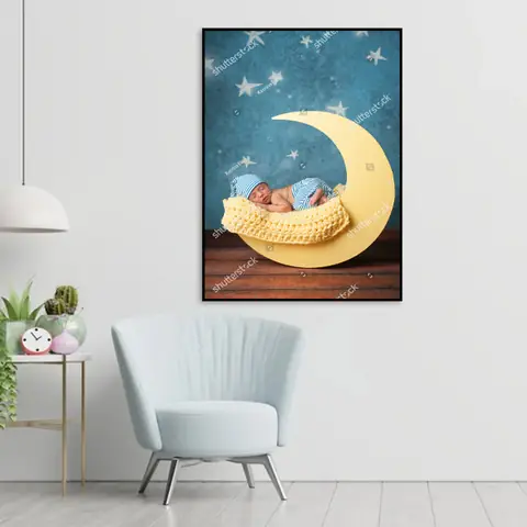 Tranh Em Bé Treo Phòng Ngủ – Mang Đến Sự Bình Yên