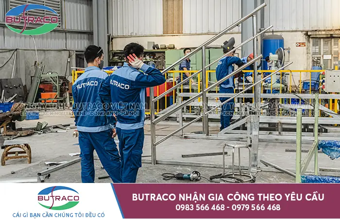 Lan Can Ban Công Inox 304