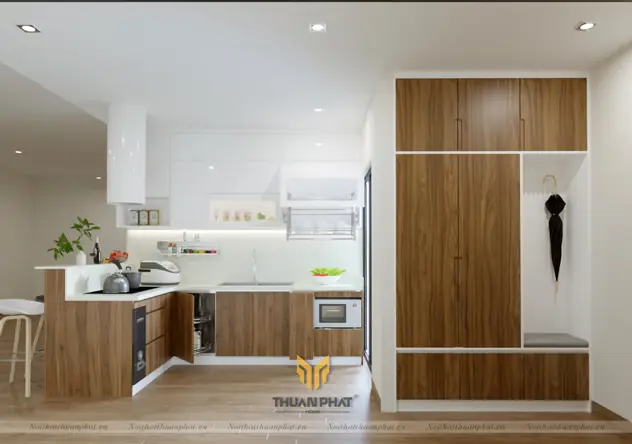 Nên Làm Tủ Bếp Bằng Gỗ Hay Nhôm Kính