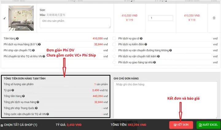 Quy Trình Nhập Giấy Dán Tường Trung Quốc Giá Sỉ Tại Taobao Express