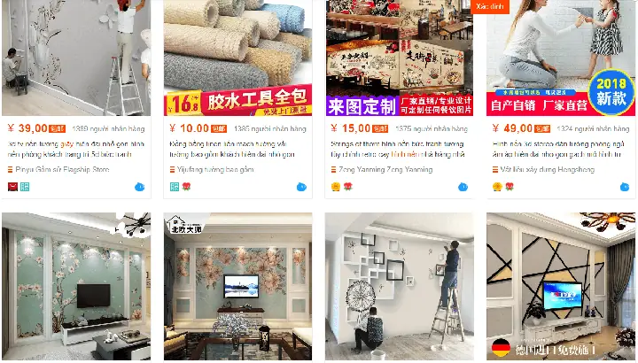 Ưu Điểm Giấy Dán Tường Giá Sỉ Nhập Từ Trung Quốc