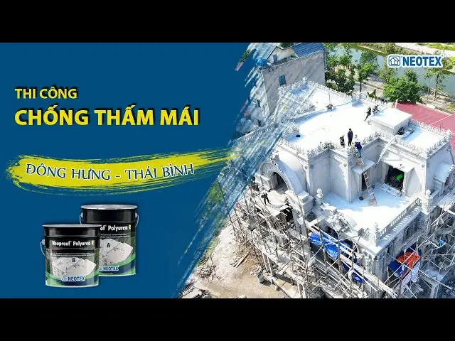 Chống Thấm Biệt Thự Nhà Cô Liên Tại Thái Bình