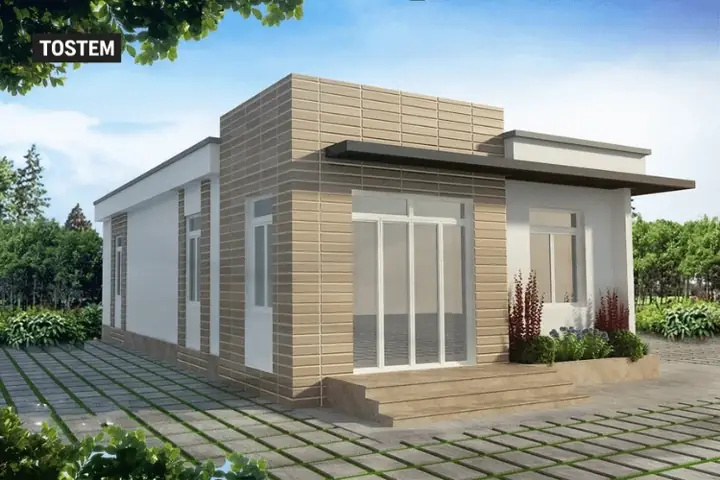 Mẫu Nhà Ống 1 Tầng Nông Thôn