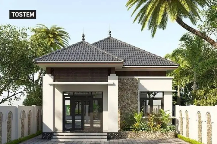 Mẫu Nhà Ống 1 Tầng Phong Cách Tân Cổ Điển