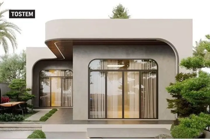 Mẫu Nhà Ống 1 Tầng Phong Cách Rustic