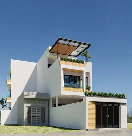 Nhà 1 Trệt 1 Lầu 4×10 Hiện Đại Với Lối Kiến Trúc Độc Đáo