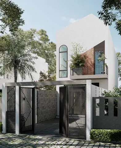 Mẫu Nhà Ống 2 Tầng 4×10 Có 2 Phòng Ngủ 1 Phòng Thờ