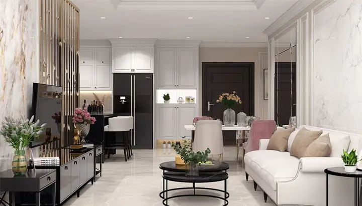 Thiết Kế Nội Thất Tân Cổ Điển Cho Gia Đình Chú Thành Ở Bình Dương