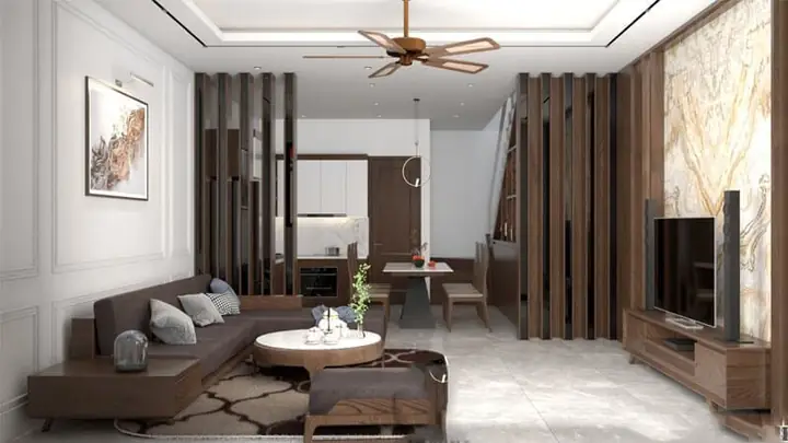 Nhà 1 Trệt 2 Lầu Tân Cổ Điển Mái Thái