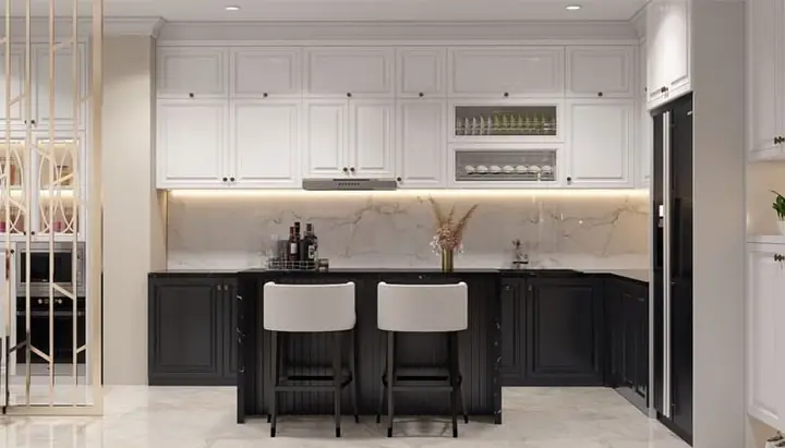 Thiết Kế Nội Thất Tân Cổ Điển Cho Gia Đình Chú Thành Ở Bình Dương