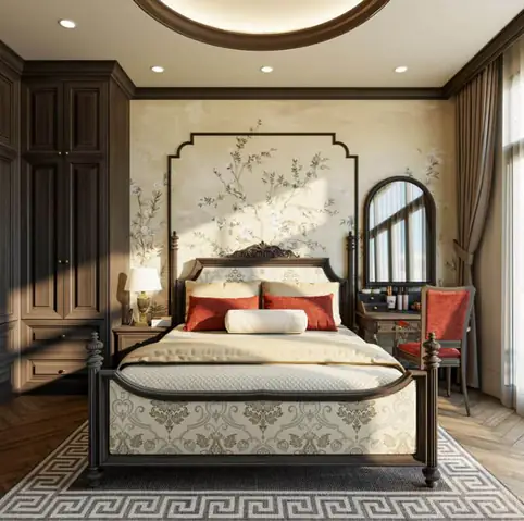 Nội Thất Nhà Phong Cách Đông Dương Của Gia Đình Chị An Quận 1