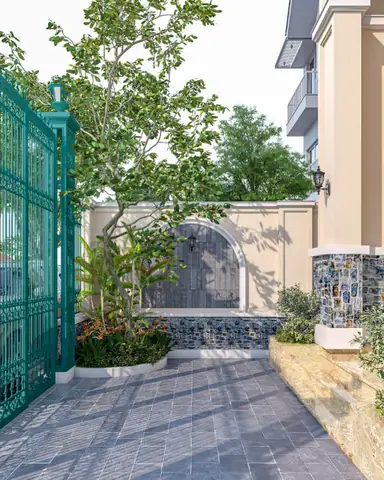 Mẫu Nhà 1 Trệt 2 Lầu 5×20 Mái Thái Kiểu Chữ L