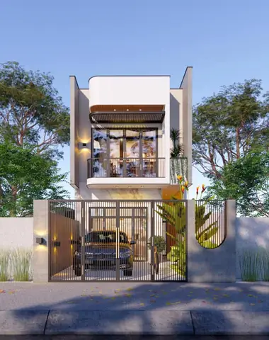 Mặt Tiền Nhà Phố 5m Mái Thái