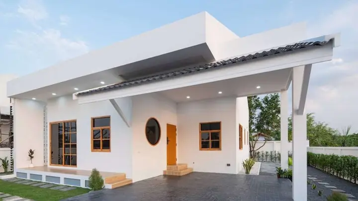 Mẫu Nhà Cấp 4 120m2 3 Phòng Ngủ 1 Thờ Không Gian Mở