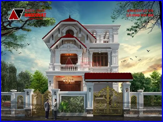 Mẫu 1: Mê Mẩn Trước Không Gian Sống Cổ Điển 2 Tầng Rưỡi Diện Tích 140m2