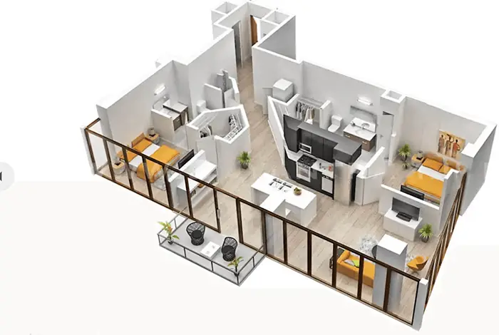 Thiết Kế Nhà Ống 1 Tầng 80m2