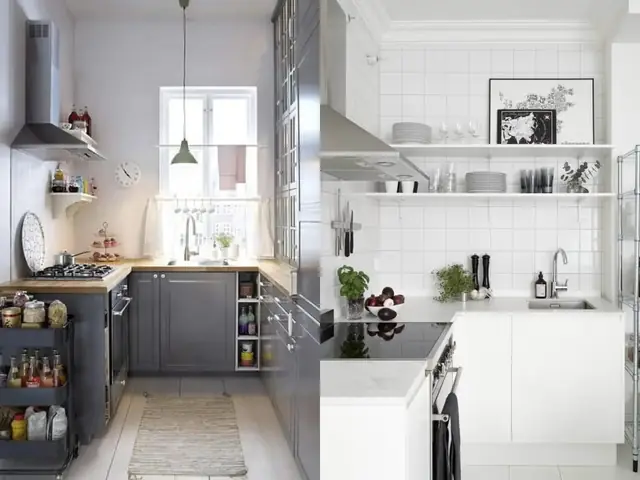 Mẫu Nhà Bếp Nhỏ Diện Tích 4 -12m2 Đẹp, Đơn Giản