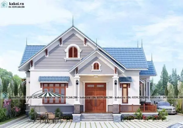 Mẫu Nhà Cấp 4 3 Phòng Ngủ 400 Triệu Mái Thái