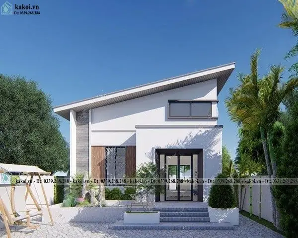 Mẫu Nhà Cấp 4 3 Phòng Ngủ 400 Triệu Có Gác Lửng