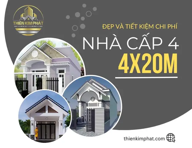 Lưu Ý Khi Thiết Kế Nhà Cấp 4 4x20m