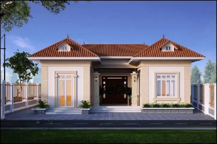 Mẫu Nhà Cấp 4 Hình Chữ U Mái Tôn Mẫu Nhà Cấp 4 Hình Chữ U Mái Tôn